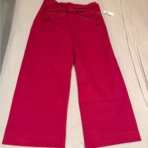 Raspberry Bow Colette Pants